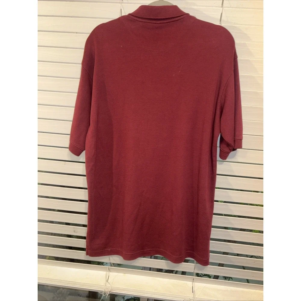 Cambridge Classics Performance Polo Mens Small Burgundy Short Sleeve Polo Soft‎